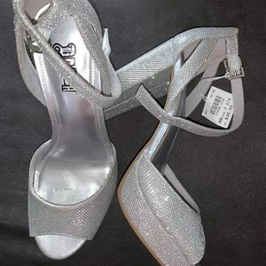 Silver shoes